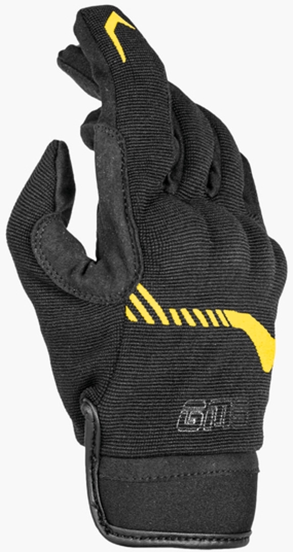 GMS Jet-City Motorcycle Gloves, black-yellow, Size 2XL, black-yellow, Size 2XL