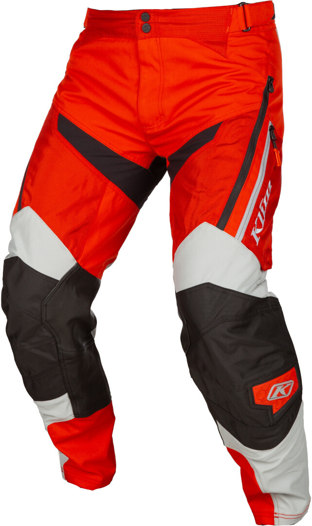 Image of Klim Dakar In The Boots Pantaloni motocross, nero-rosso, dimensione 38