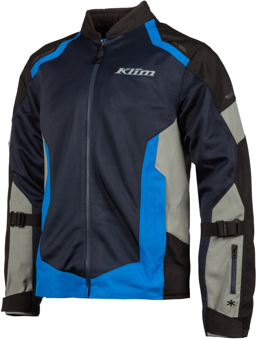 Klim Induction Motorcykel Textil Jacka, blå, storlek M