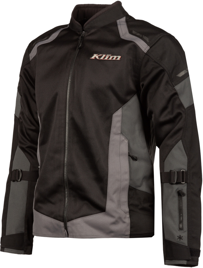 Klim Induction Motorcycle Textile Jacket, black-grey, Size 2XL, black-grey, Size 2XL