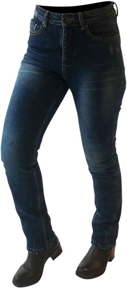 Overlap Jessy Jeans de motocicleta feminino