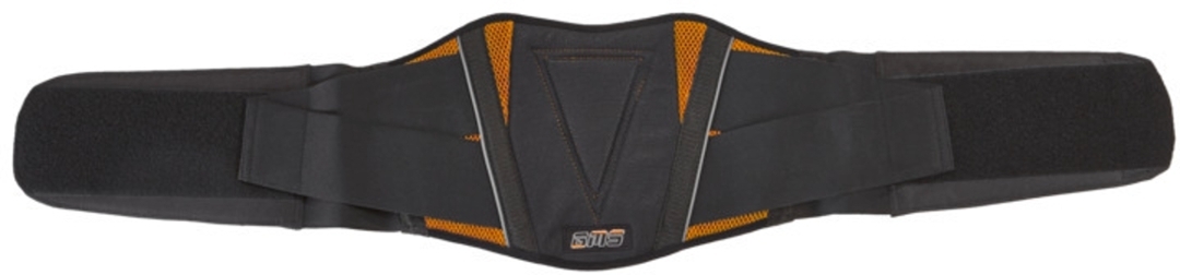 GMS Racing Kidney Belt, black-orange, Size S, black-orange, Size S