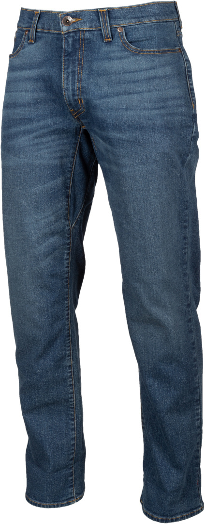 Klim K Forty 2 Straight Stretch Denim Motorcykel Jeans, blå, størrelse 30 til mand