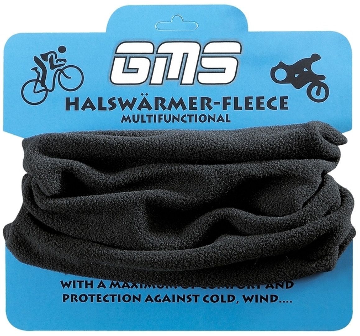 GMS Fleece Neck Warmer, black, black, Size One Size