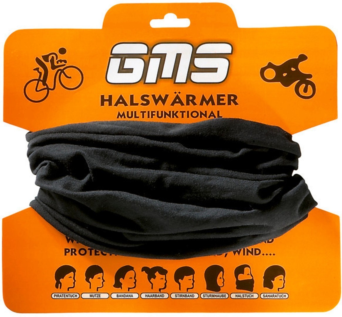 GMS Cotton Nekwarmer, zwart