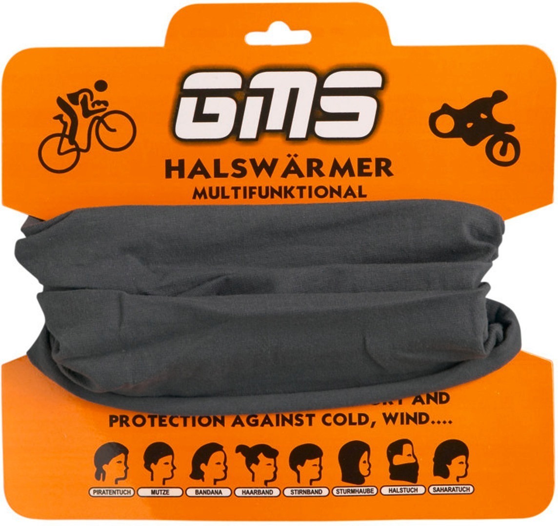 GMS Cotton Neck Warmer, grey, grey, Size One Size