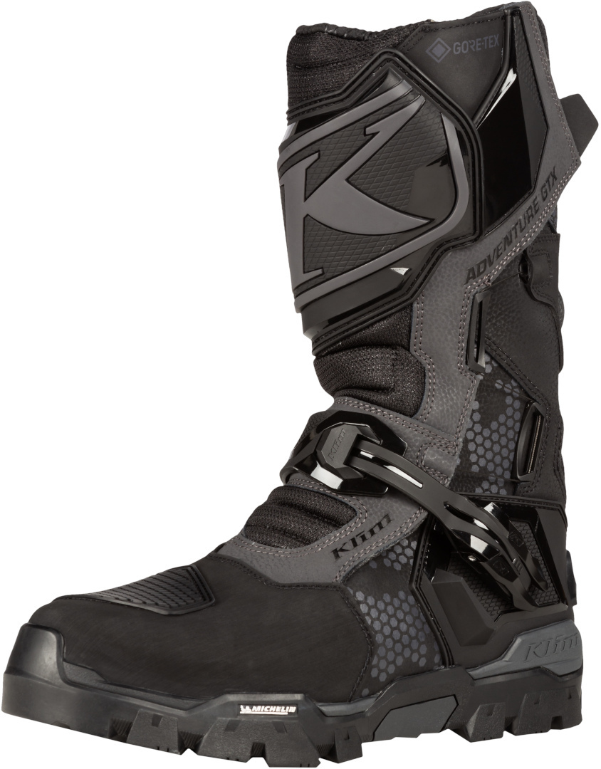 Klim Adventure GTX Мотокросс сапоги Черный/Серый 8 