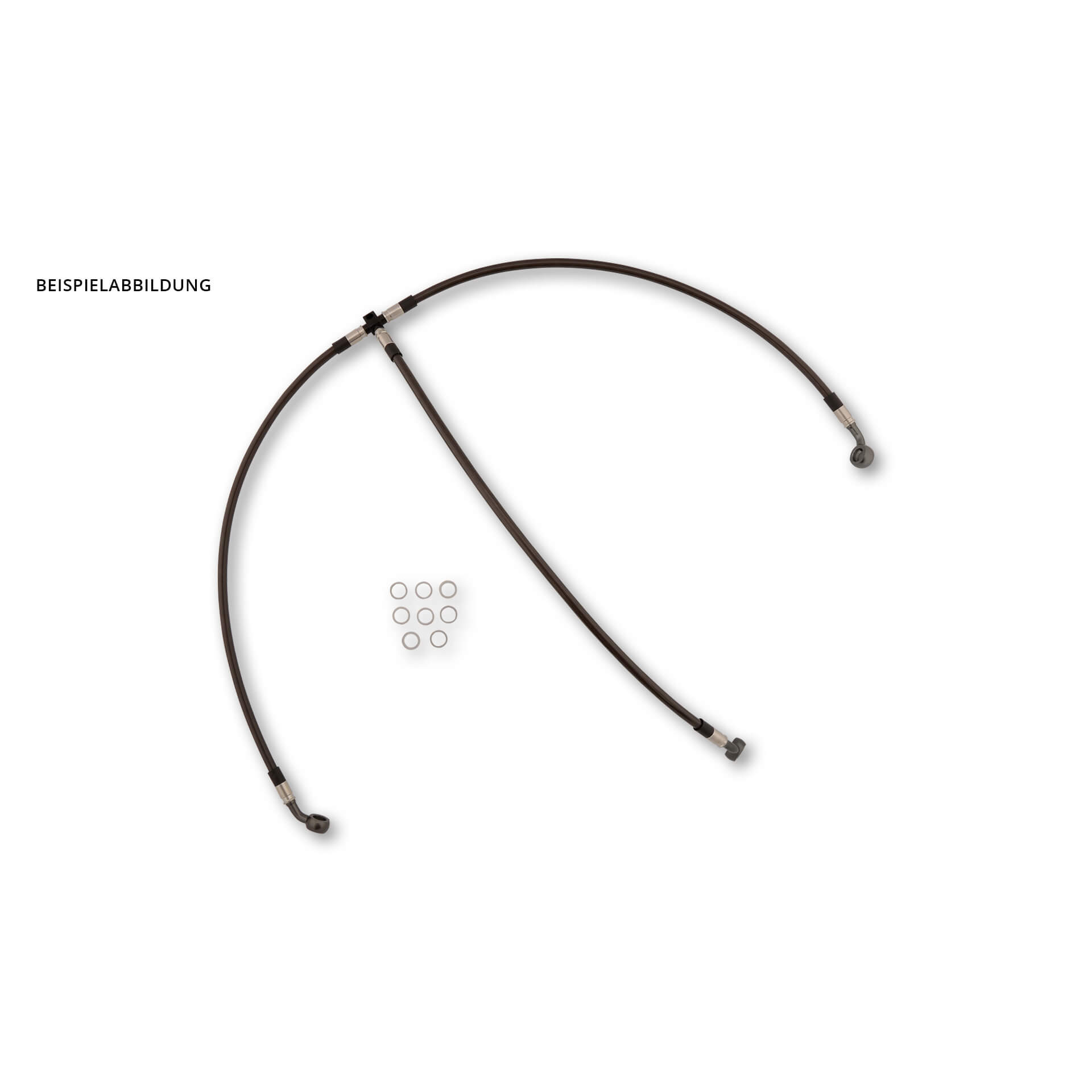 LSL Brake line front SL 1000 Falco, 3-piece, with ABE