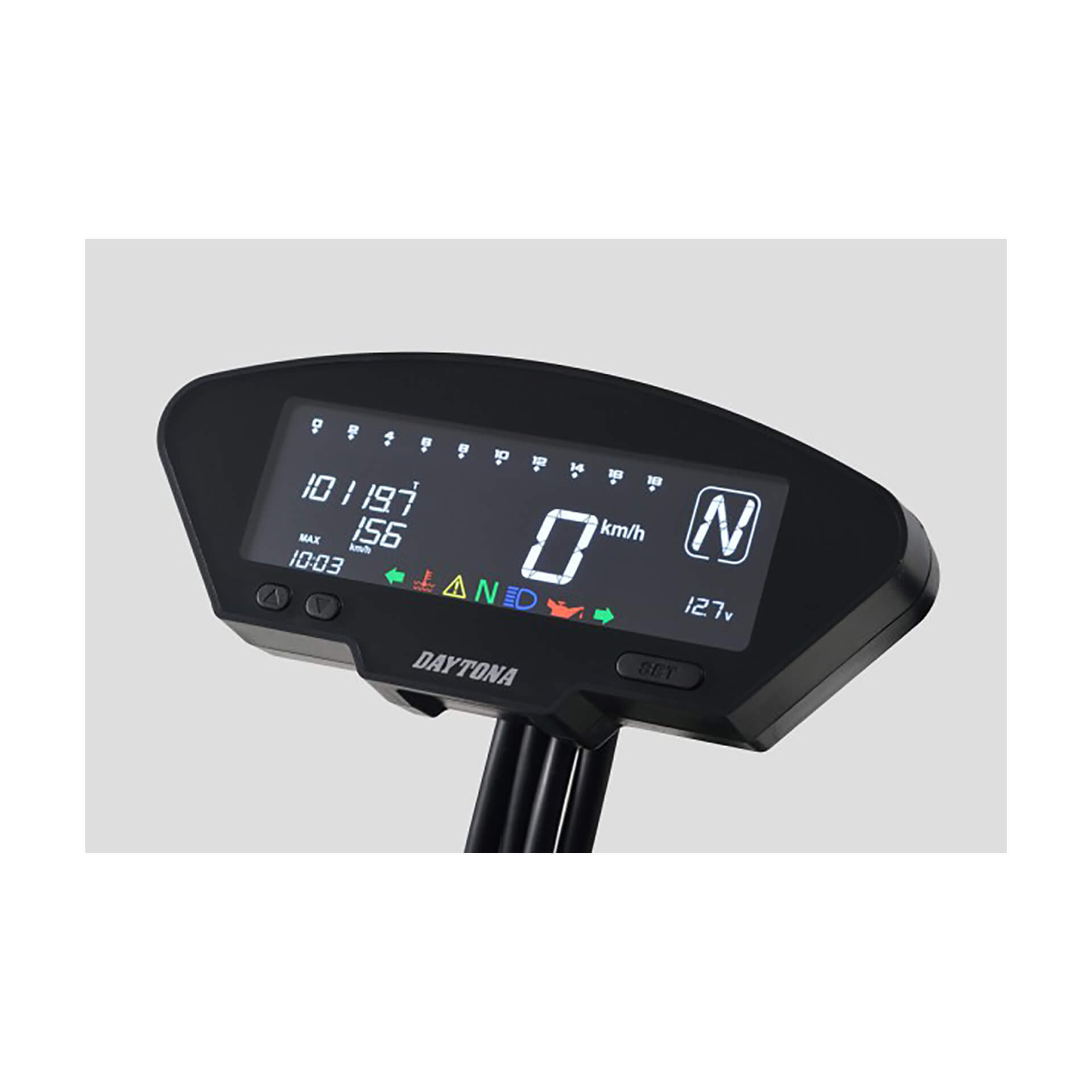 DAYTONA Corp. DEVA01 Cockpit numérique multifonctionnel, tout-en-un, avec support, blanc