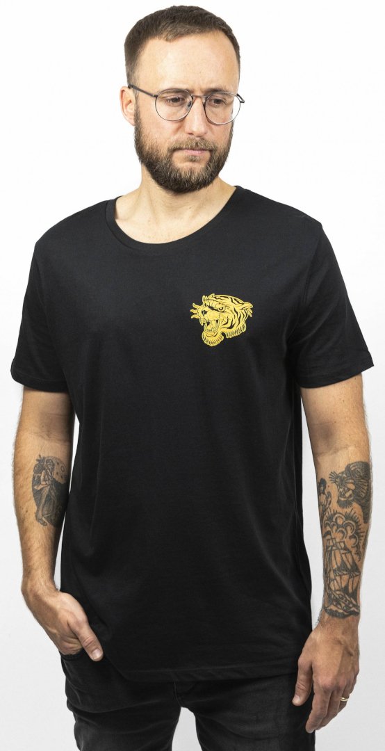 John Doe Tiger T-Shirt, black, Size S, black, Size S