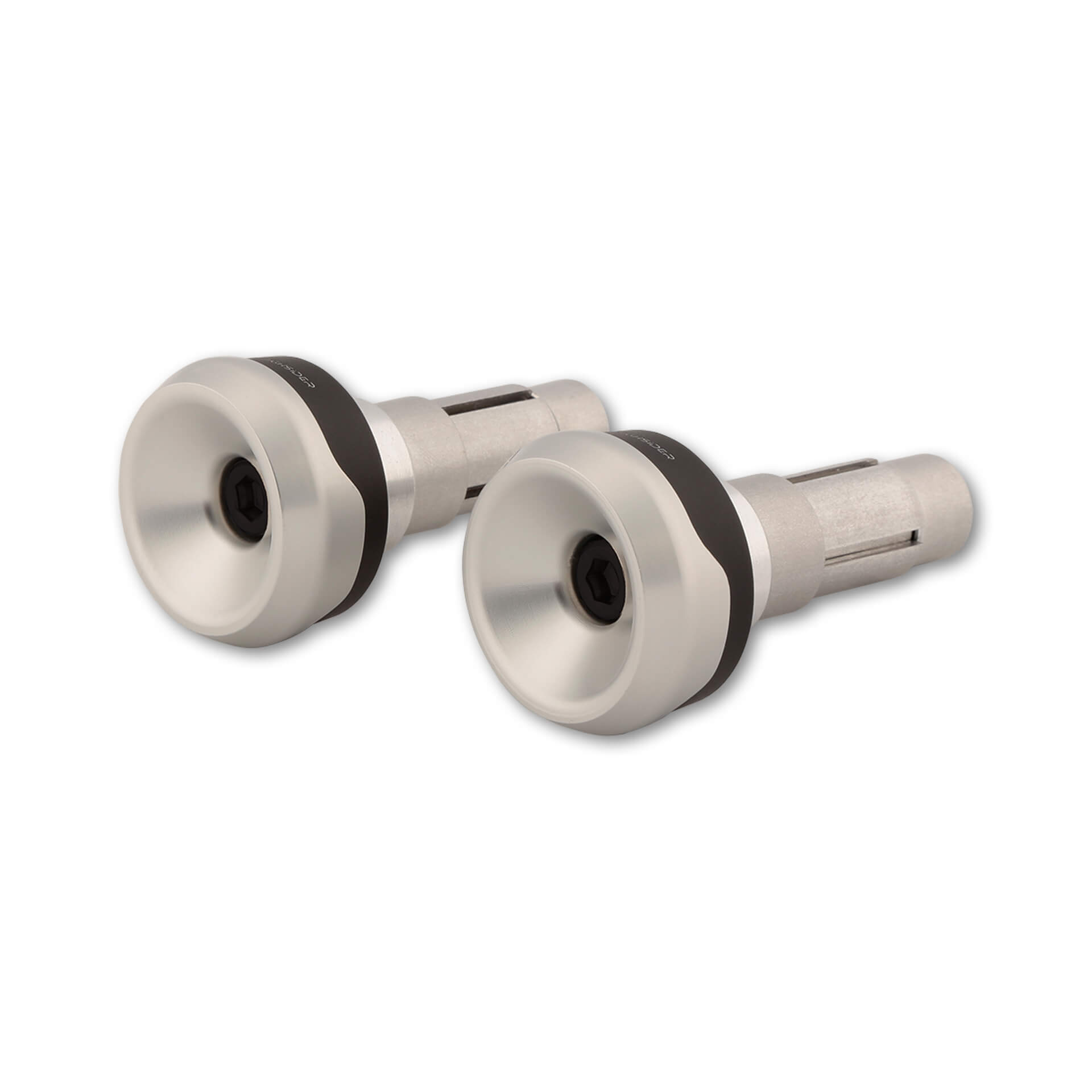 HIGHSIDER AKRON-XS Bar End Weights, silver, silver