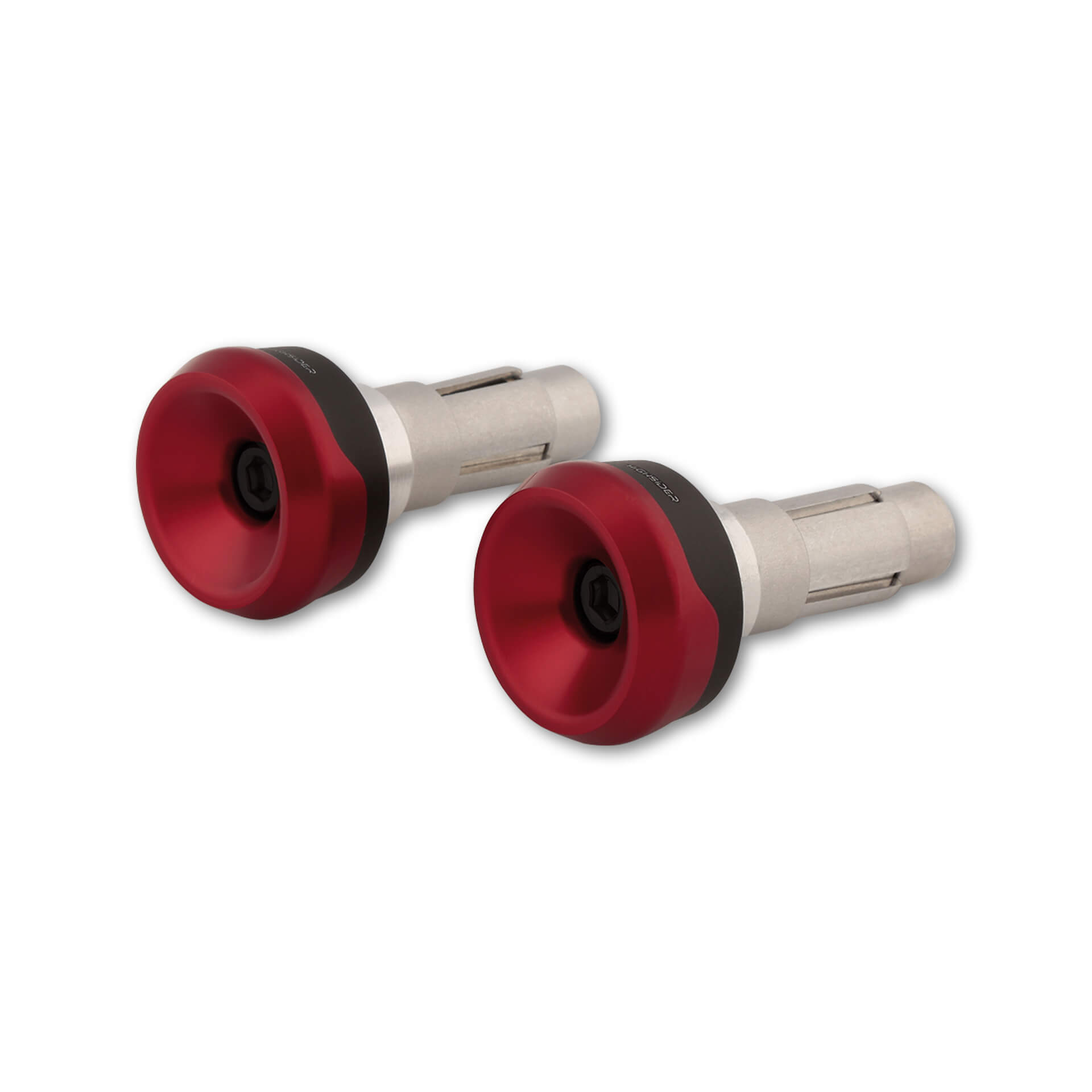 HIGHSIDER AKRON-XS Bar End Weights, red, red
