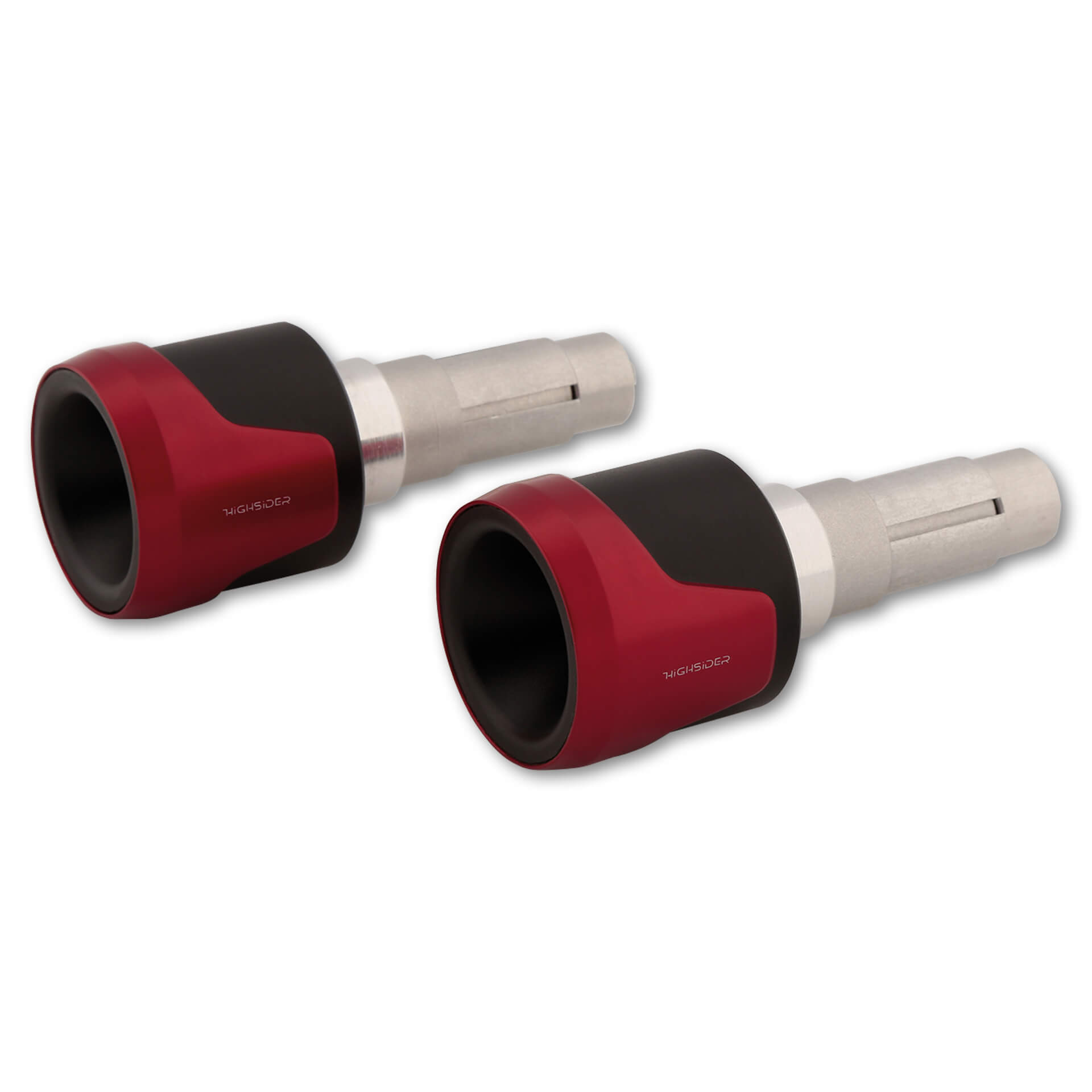 HIGHSIDER AKRON-XL Bar End Weights, red, red