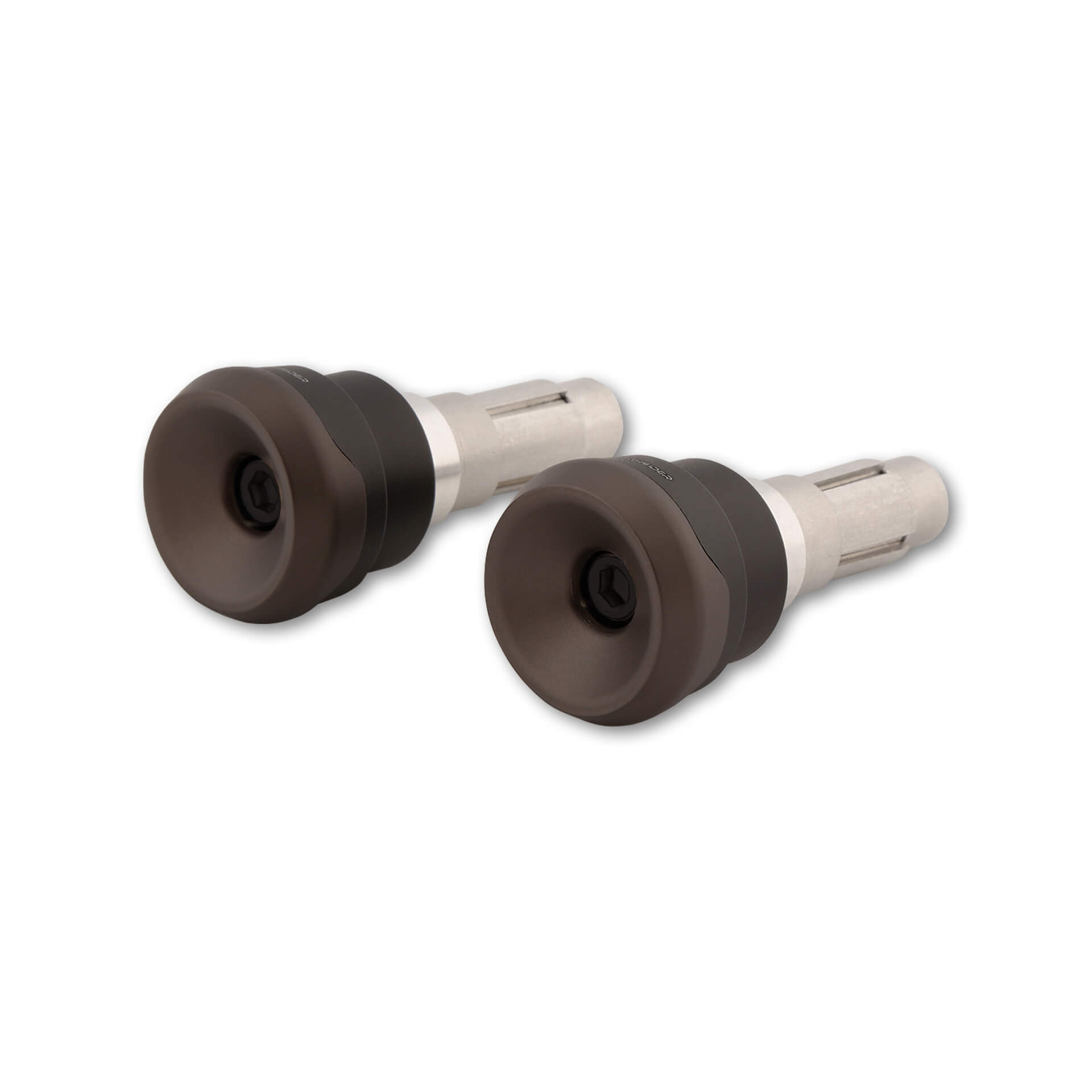 HIGHSIDER AKRON-LS Bar End Weights, silver, silver