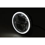 HIGHSIDER 5 3/4 Zoll LED-Scheinwerfer FRAME-R2 Typ 7, schwarz, untere Befestigung