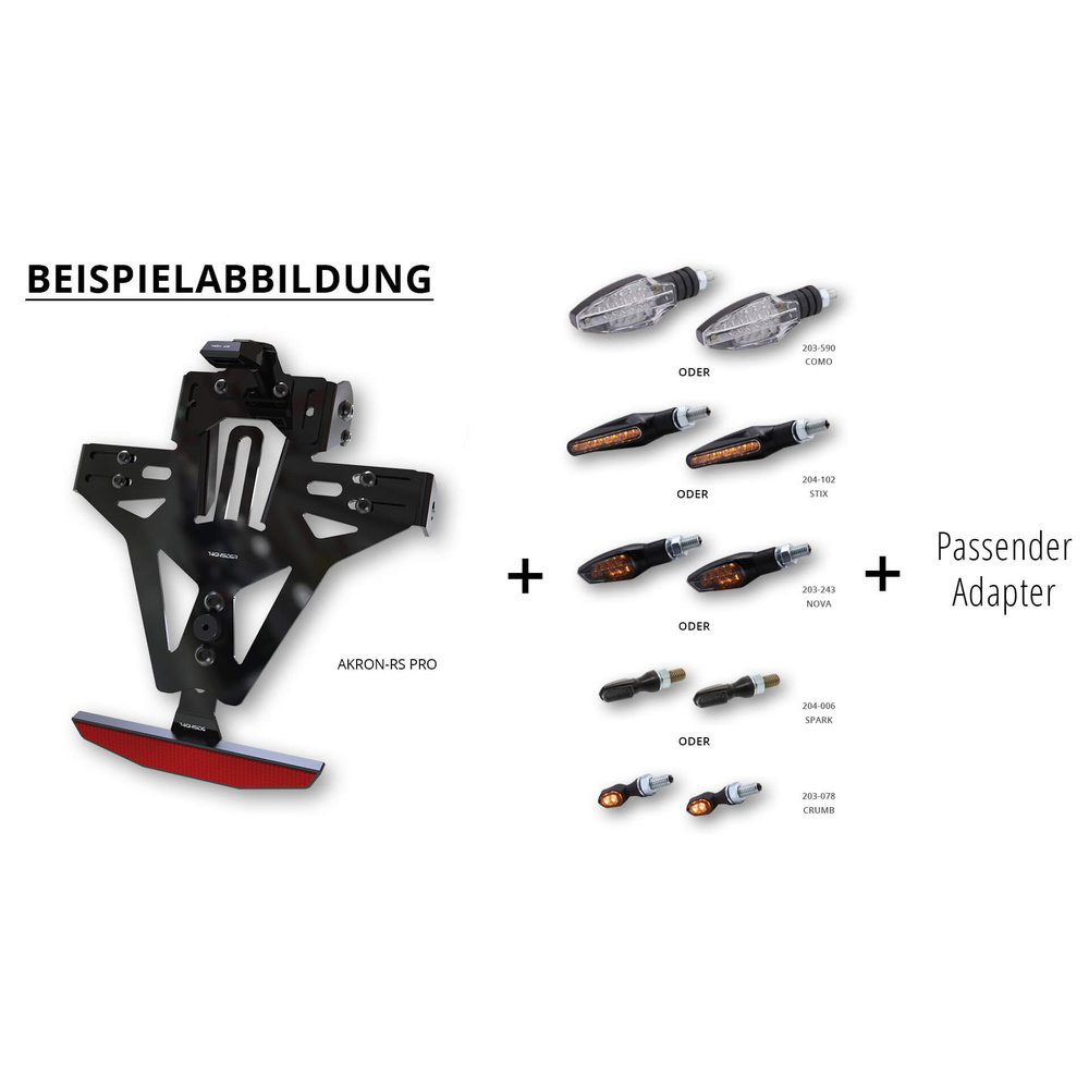 HIGHSIDER Kennzeichenhalter Bundle Suzuki SV 650 16-