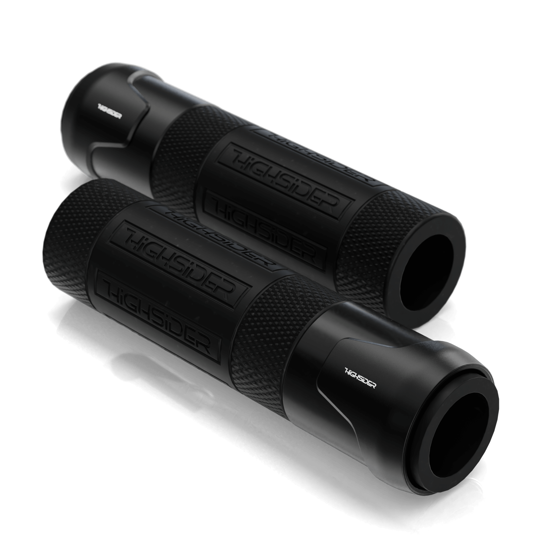 HIGHSIDER AKRON poignée de guidon caoutchouc, 7/8 pouces (22,2 mm), 132 mm, noir