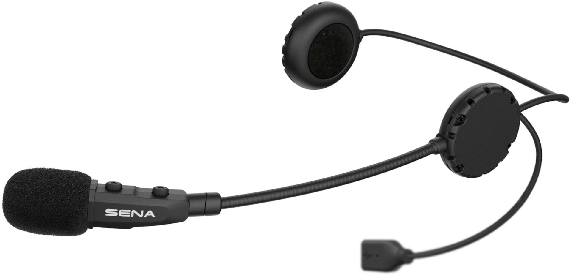 Sena 3S Plus Boom Bluetooth Communication System, black, black, Size One Size