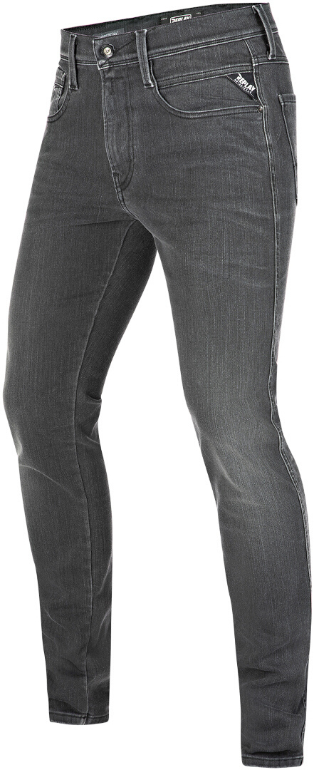 Replay Chain Motorcycle Jeans, grey, Size 27, grey, Size 27