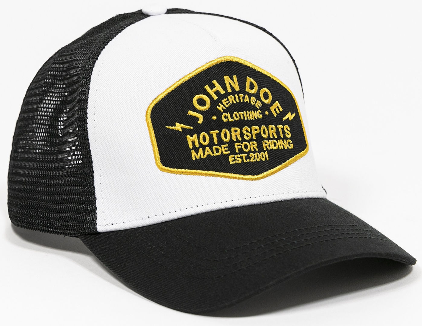 John Doe JDM Heritage Yellow Cap, black-white, black-white, Size One Size