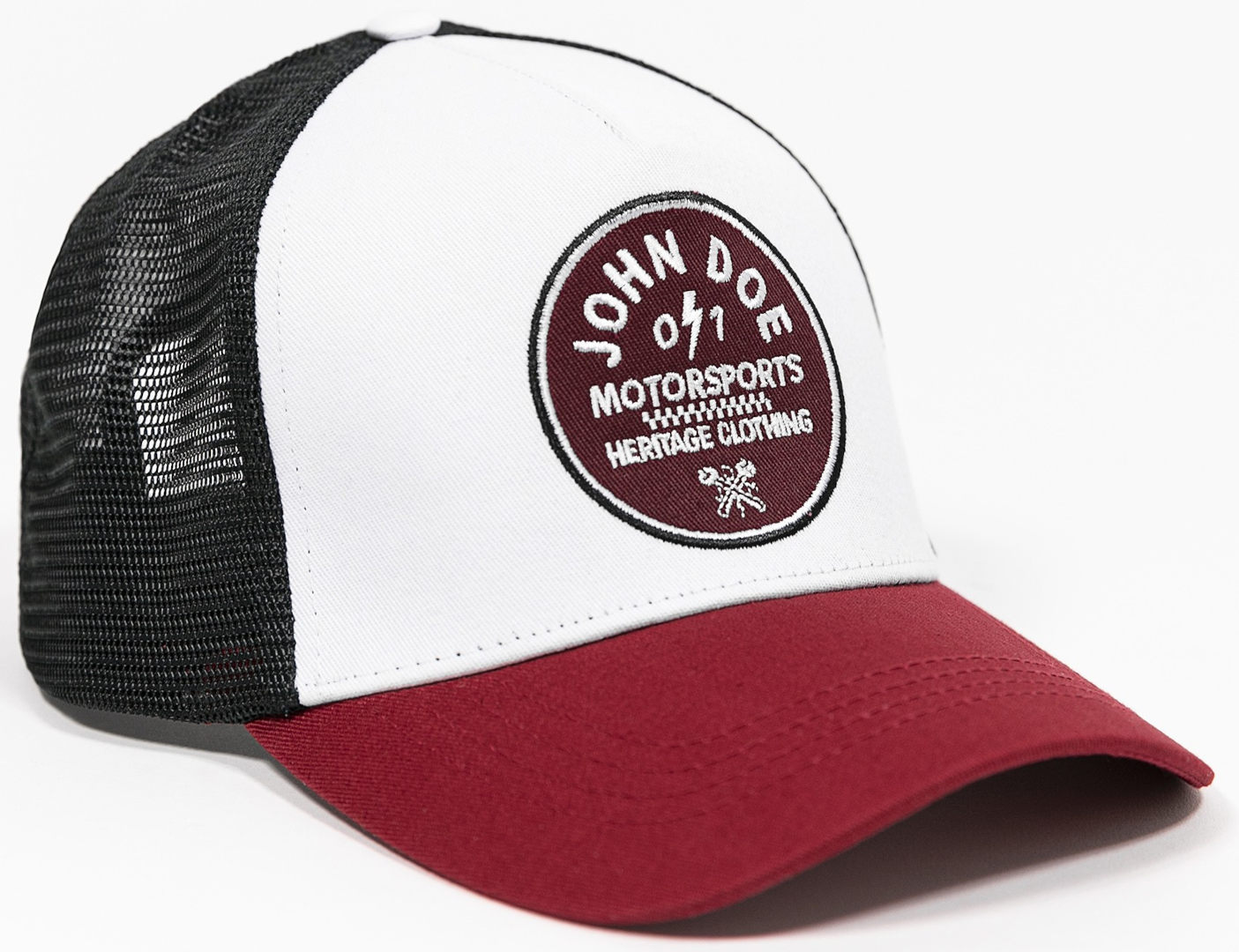 John Doe JDM 0/1 Red Cap, black-white-red, black-white-red, Size One Size