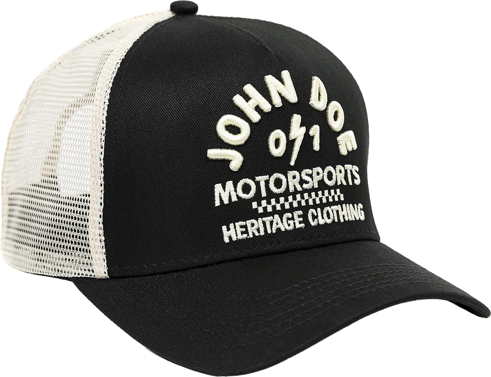 John Doe Women's Black White Black/White Cap, Black-White For