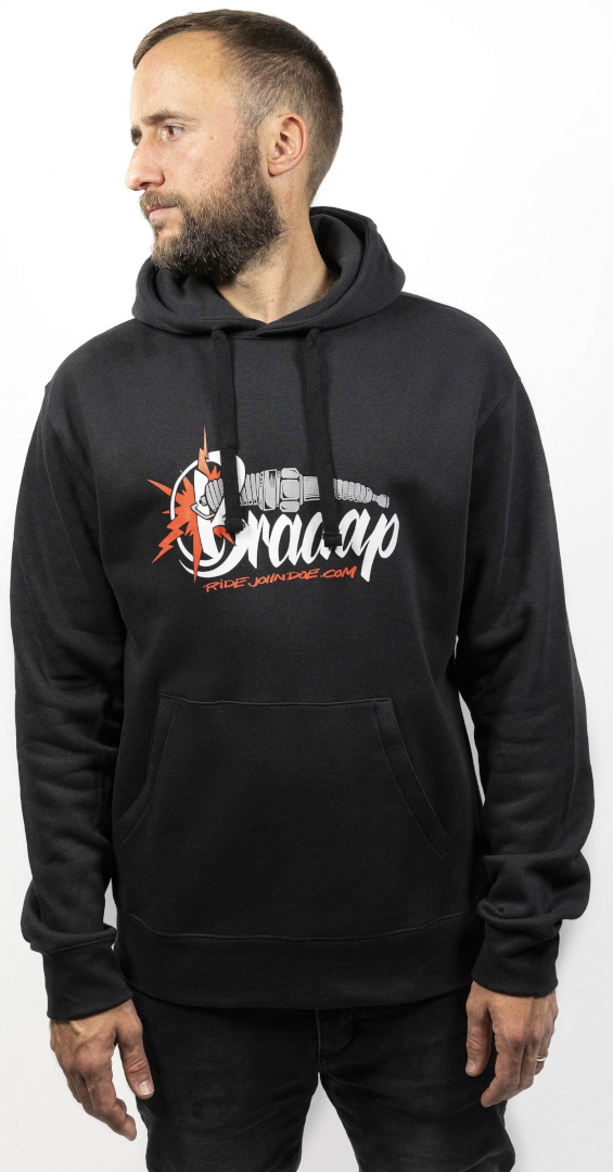 John Doe Braaap Hoodie, black, Size S, black, Size S
