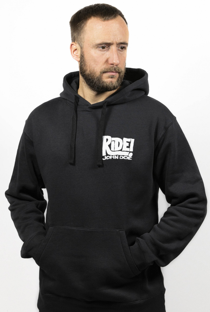 John Doe Ride Hoodie, black, Size 3XL, black, Size 3XL