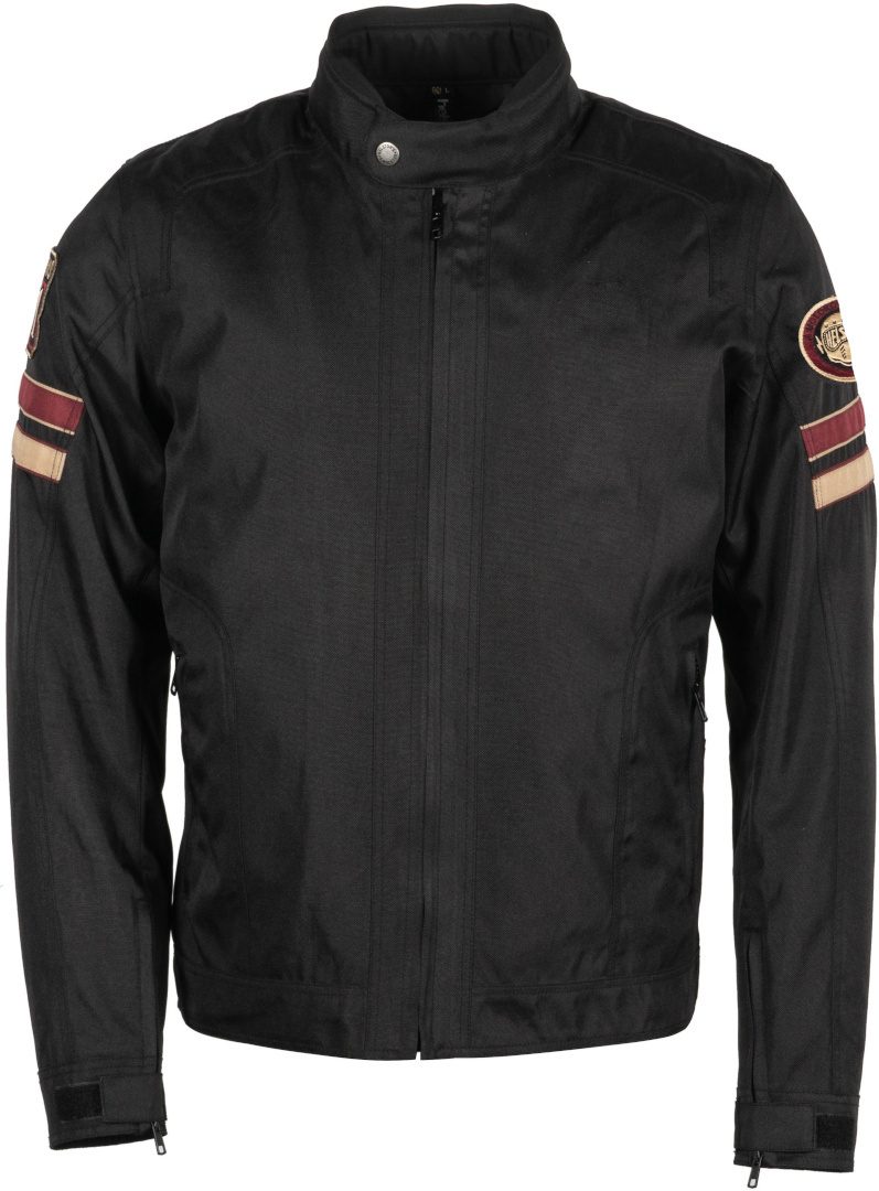 Helstons Elron Motorcycle Textile Jacket, black, Size S, black, Size S