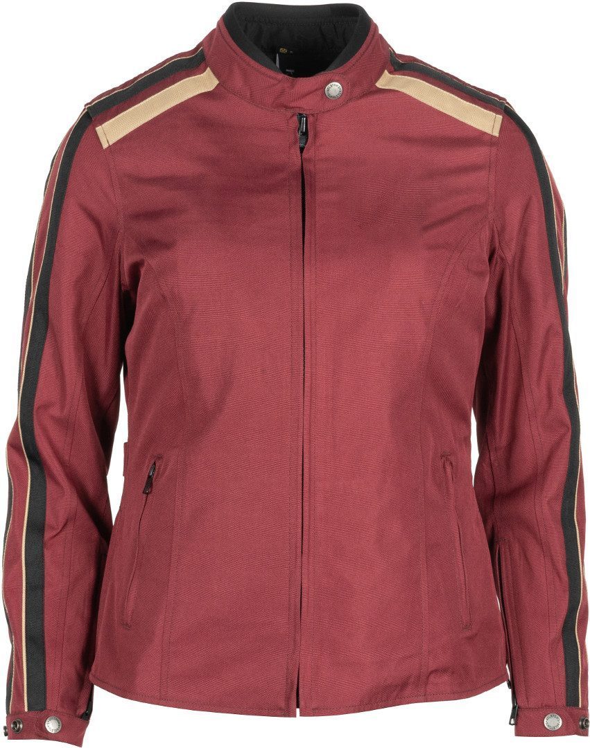 Helstons Jade Ladies Motorcycle Textile Jacket, red, Size S for Women, red, Size S for Women
