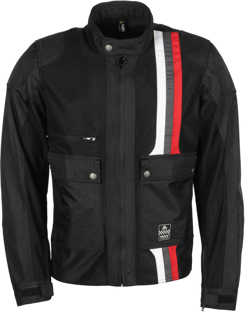 Helstons Hamilton Mesh Motorcycle Textile Jacket, black, Size S, black, Size S