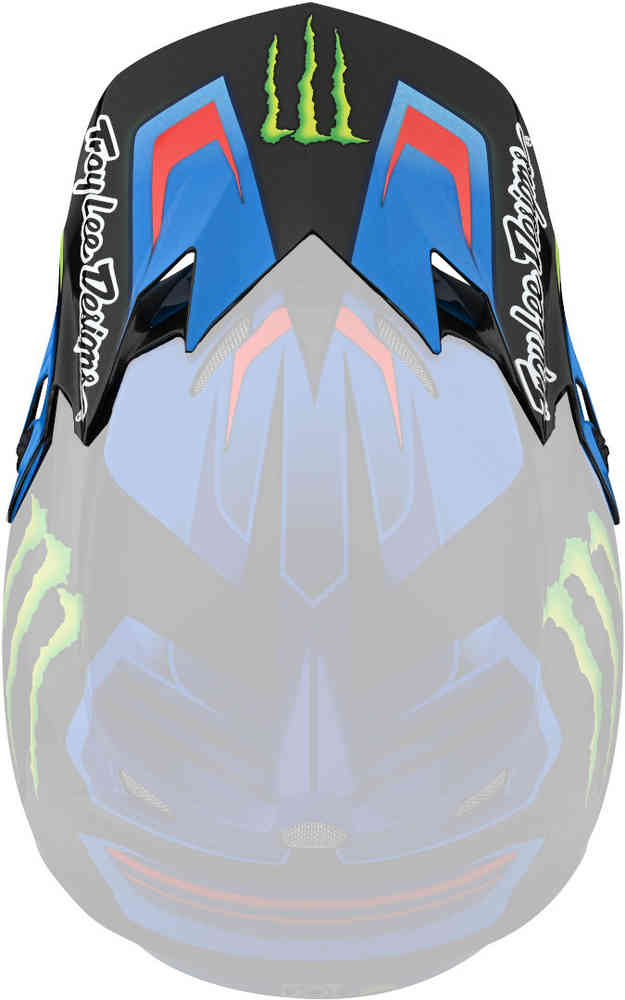 Troy Lee Designs SE4 Flash Monster Пик шлема