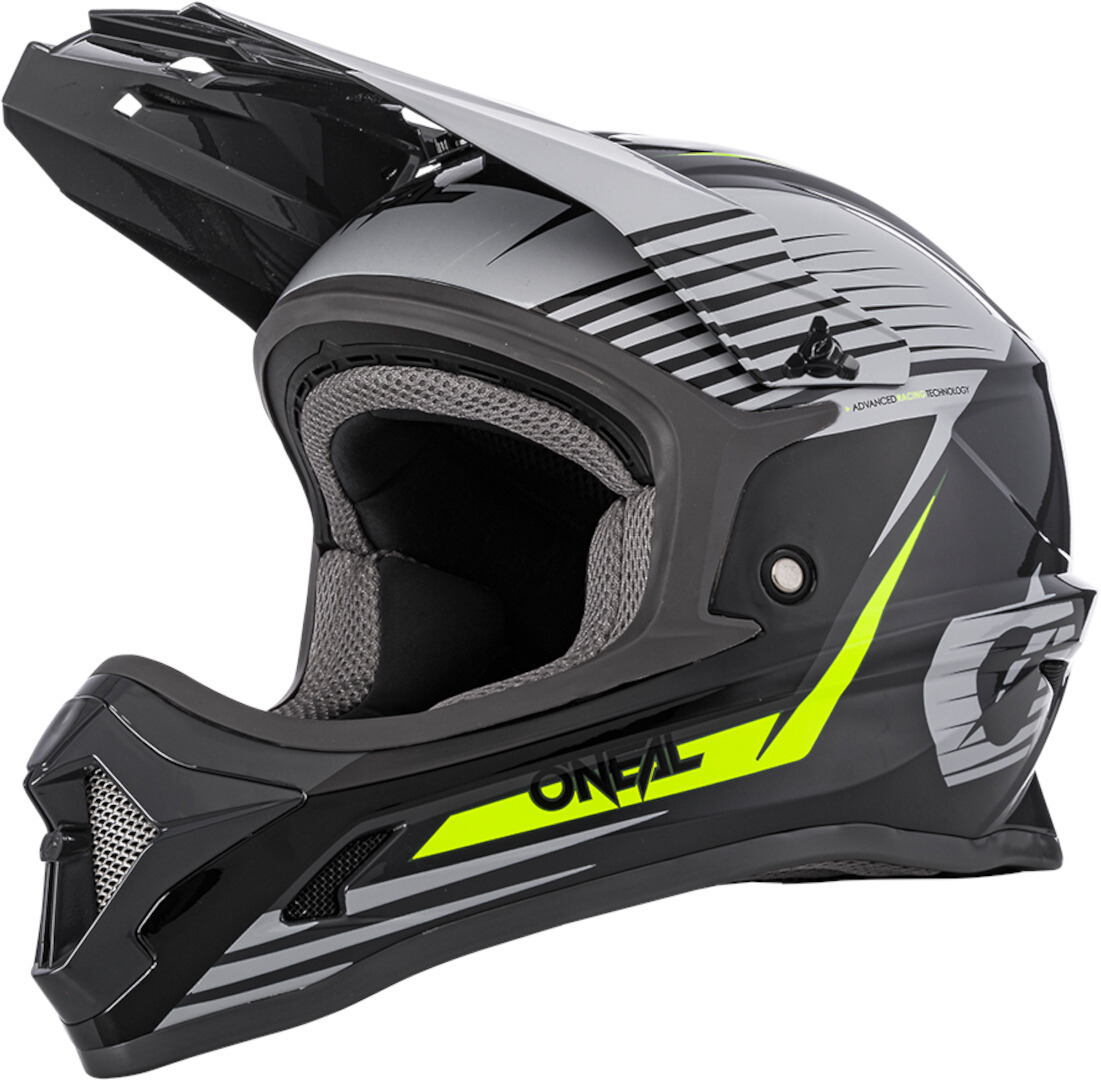 Oneal 1Series Stream V21 Youth Motocross Helmet, grey-yellow, Size S, grey-yellow, Size S