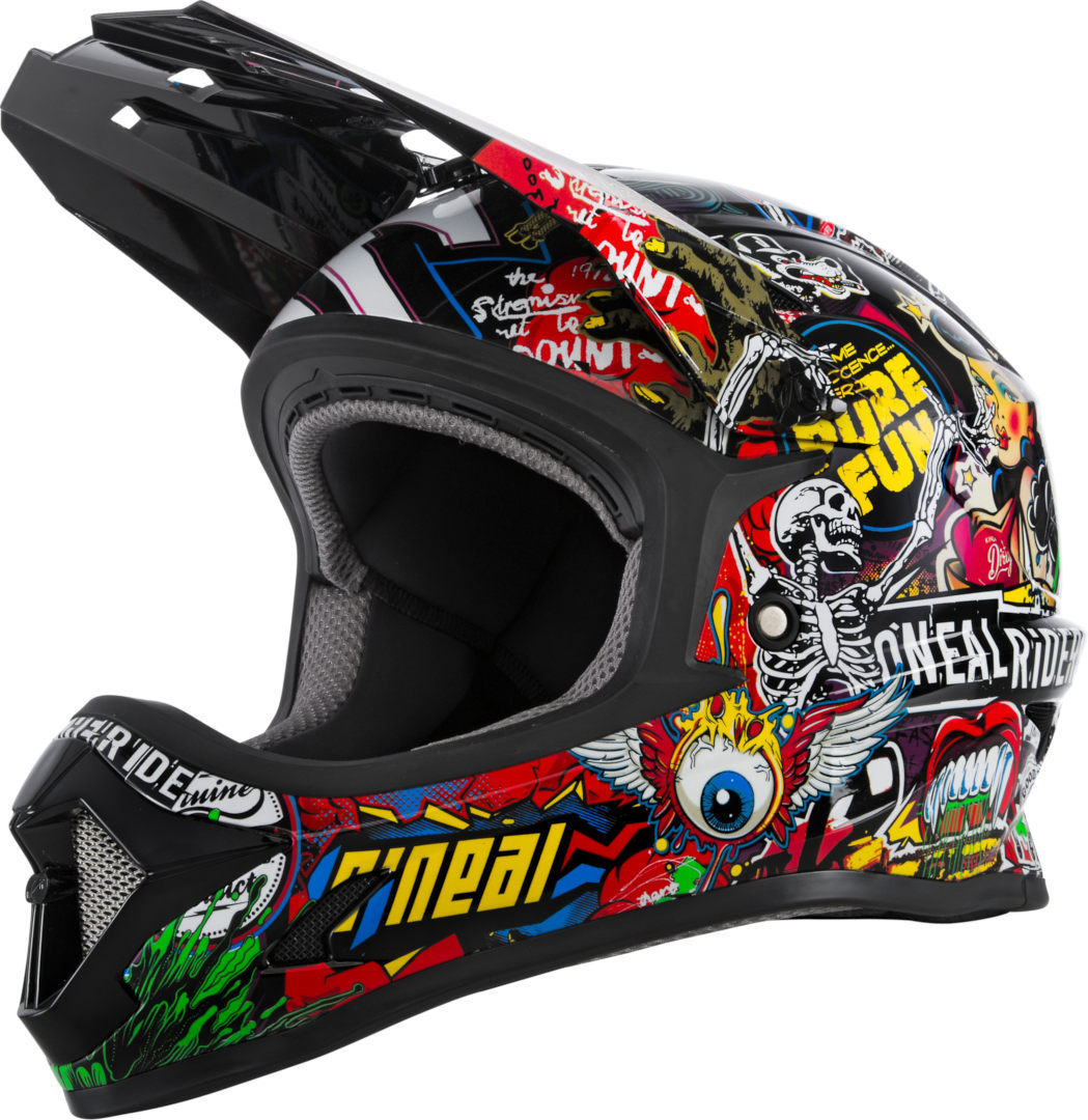 Oneal Sonus Crank Ungdom Downhill Hjälm, flerfärgad, storlek L
