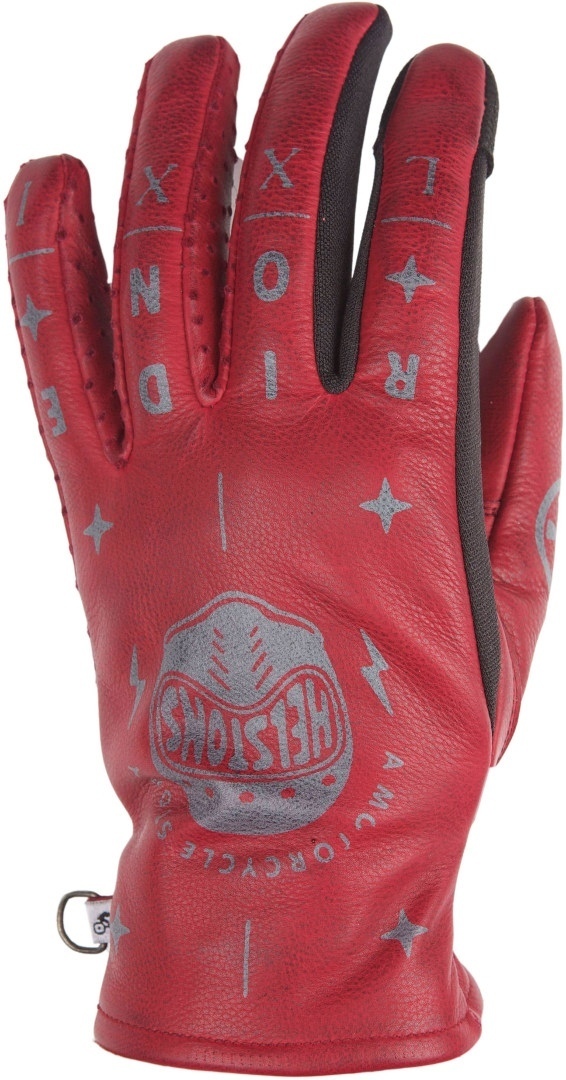 Helstons Grafic Air Ladies Motorcycle Gloves, red, Size S for Women, red, Size S for Women