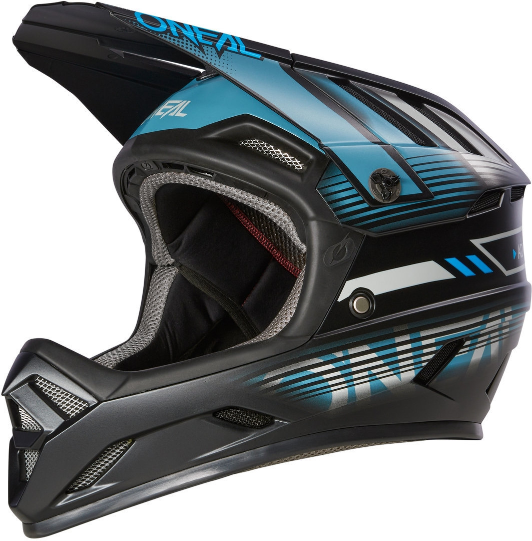 Oneal Backflip Eclipse Casco Downhill, grigio-blu, dimensione XL