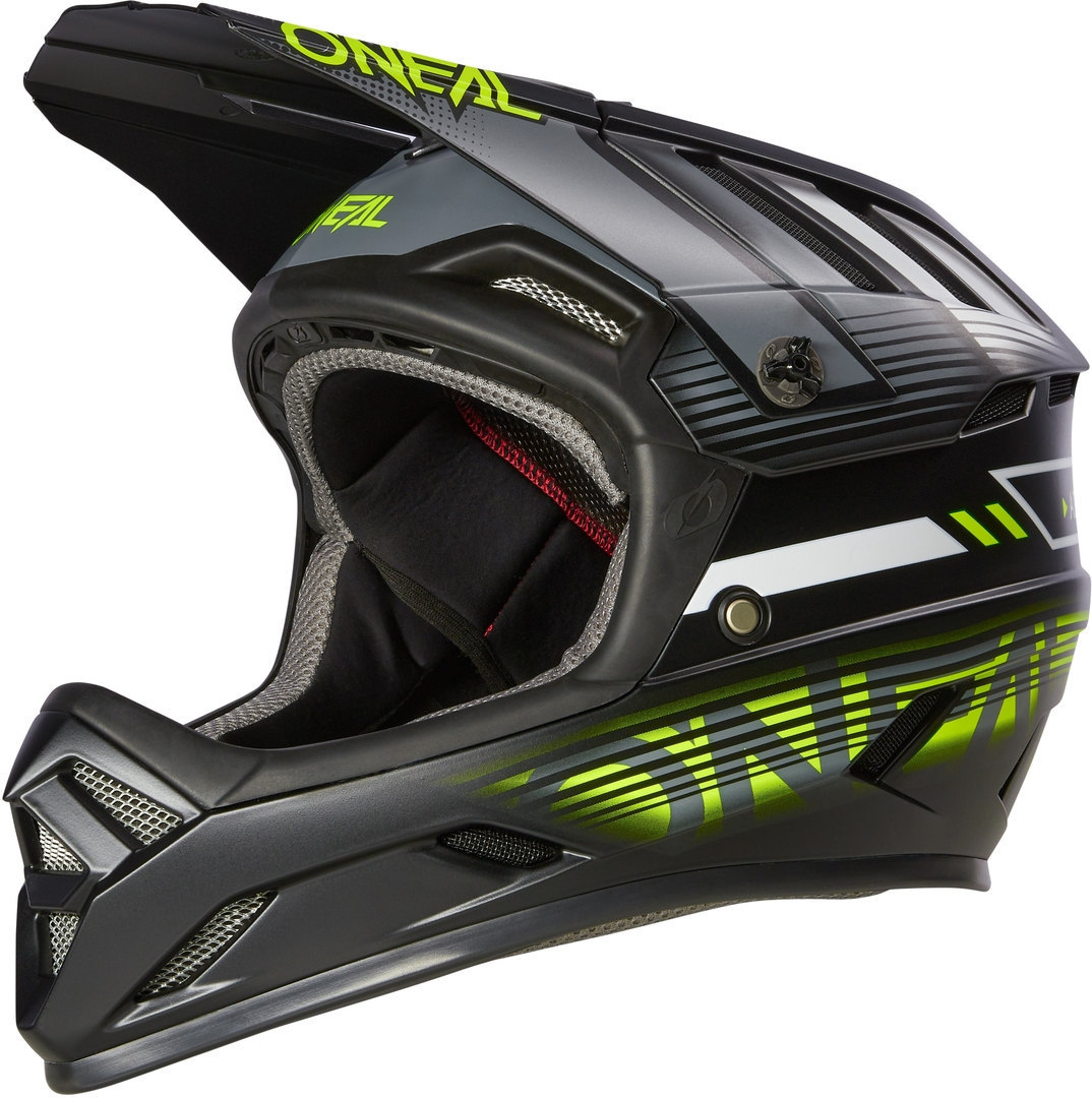 Oneal Backflip Eclipse Casco Downhill, grigio-giallo, dimensione XL