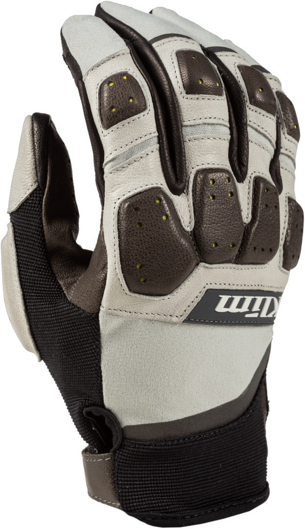 Klim Dakar Pro Motorcycle Gloves, grey, Size S, grey, Size S