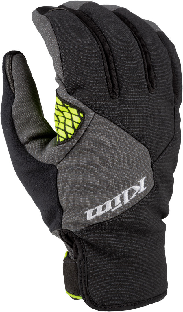 Klim Inversion Insulated Motorcycle Gloves, grey-yellow, Size S, grey-yellow, Size S