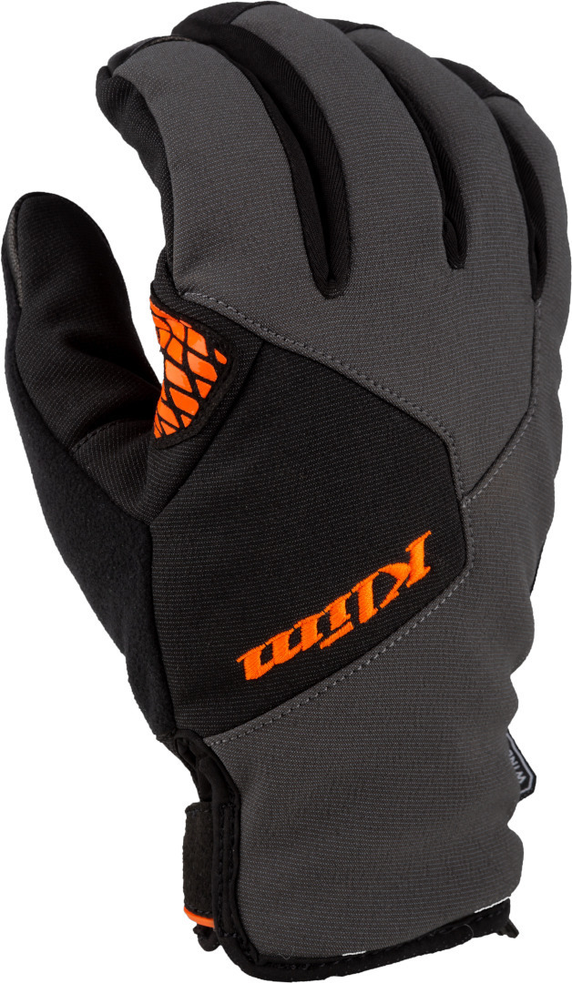 Klim Inversion Insulated Motorcycle Gloves, grey-orange, Size S, grey-orange, Size S