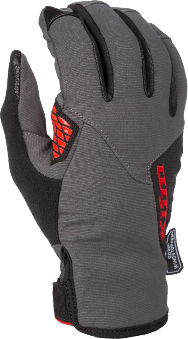 Klim Inversion Motorcycle Gloves, grey-red, Size S, grey-red, Size S