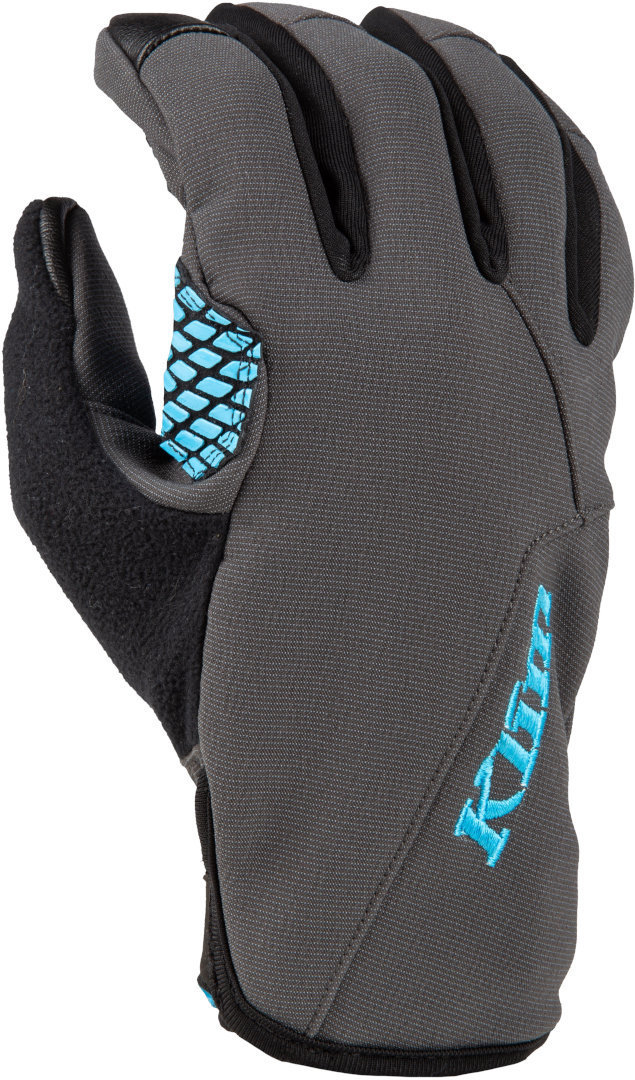 Klim Versa Ladies Motorcycle Gloves, black-grey-blue, Size XS for Women, black-grey-blue, Size XS for Women