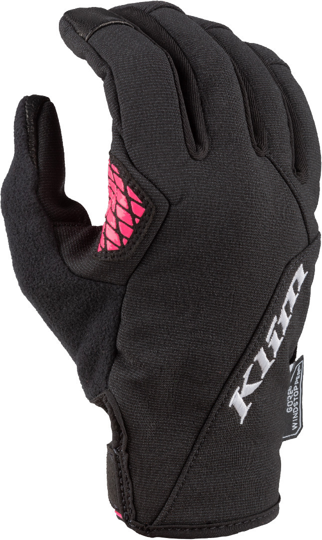 Image of Klim Versa Guanti da moto da donna, nero-rosa, dimensione L per donne