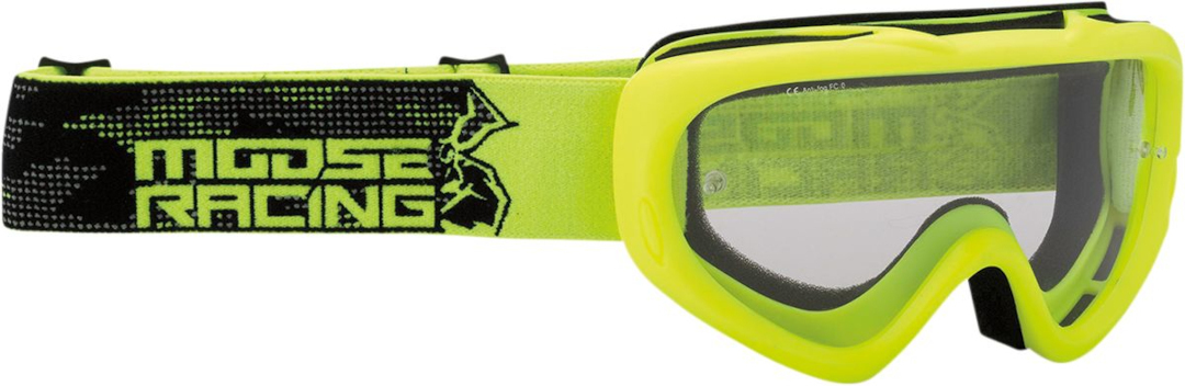 Moose Racing Qualifier Agroid Jugend Motocross Brille, gelb, gelb