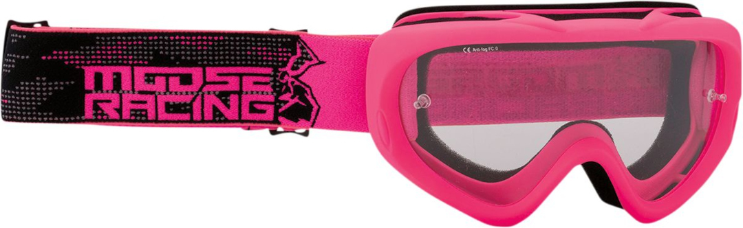 Moose Racing Qualifier Agroid Jugend Motocross Brille, pink, pink