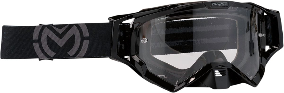 Moose Racing XCR Galaxy Motocross Brille, schwarz, schwarz