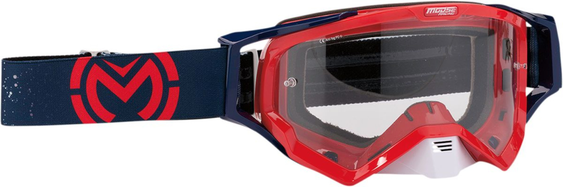 Moose Racing XCR Galaxy Motocross Brille, rot-blau, rot-blau