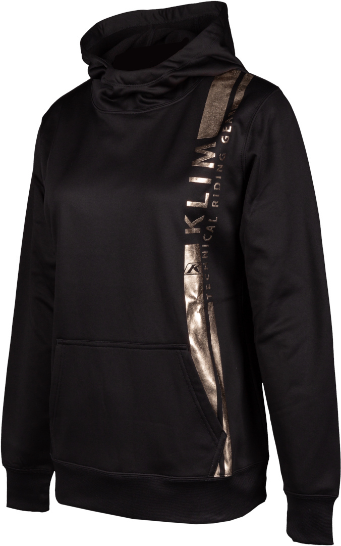Image of Klim Vista Felpa con cappuccio da donna, nero, dimensione L per donne