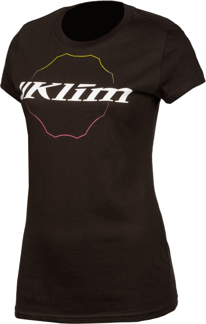 Klim Excel Ladies T-Shirt, black-white, Size XS for Women, black-white, Size XS for Women