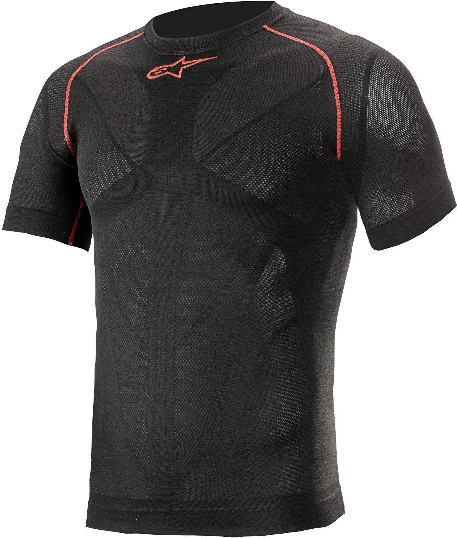 Alpinestars Ride Tech V2 Funktionel skjorte, sort-rød, størrelse XS S